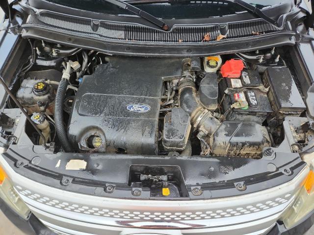 1FM5K7D86DGA33280 - 2013 FORD EXPLORER XLT შავი ფოტო 12