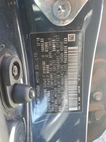 JHMFC1F71JX000527 - 2018 HONDA CIVIC EXL Czarny zdjęcie 13