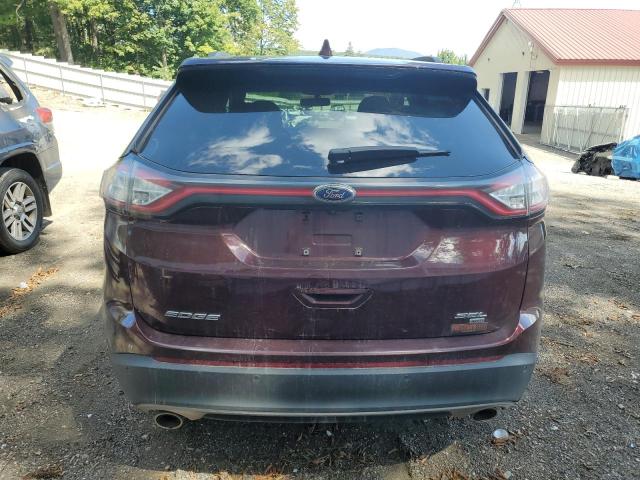 2FMPK4J85JBC09024 - 2018 FORD EDGE SEL MAROON photo 6