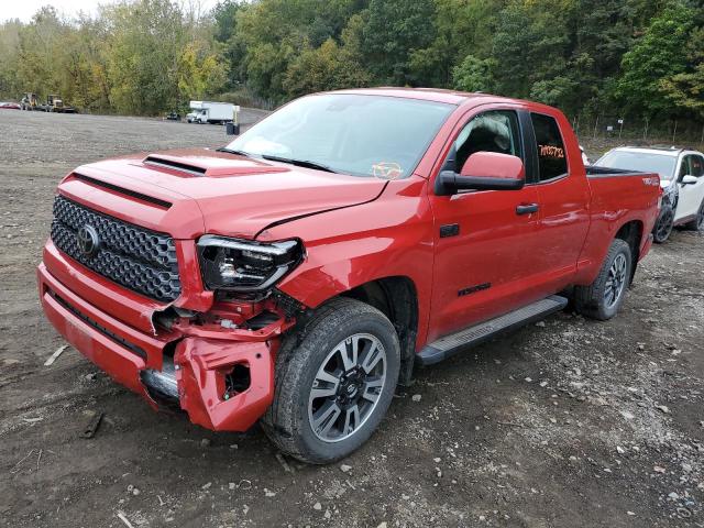 5TFUY5F16MX003361 - 2021 TOYOTA TUNDRA DOUBLE CAB SR/SR5 RED photo 1