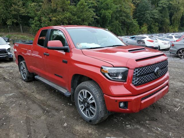 5TFUY5F16MX003361 - 2021 TOYOTA TUNDRA DOUBLE CAB SR/SR5 RED photo 4