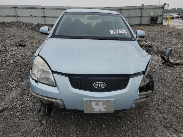 KNADE123686343563 - 2008 KIA RIO BASE BLUE photo 5