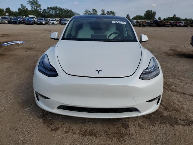 5YJYGDEE7MF301835 - 2021 TESLA MODEL Y Ақ фото 5