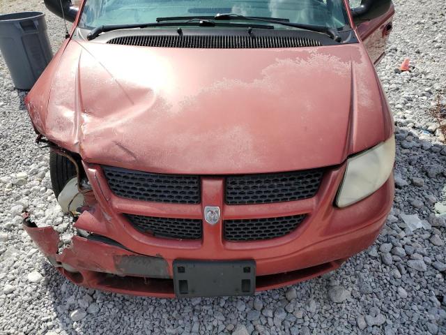 2D4GP44L84R570834 - 2004 DODGE GRAND CARAVAN SXT წითელი ფოტო 12