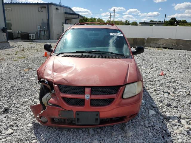2D4GP44L84R570834 - 2004 DODGE GRAND CARAVAN SXT წითელი ფოტო 5