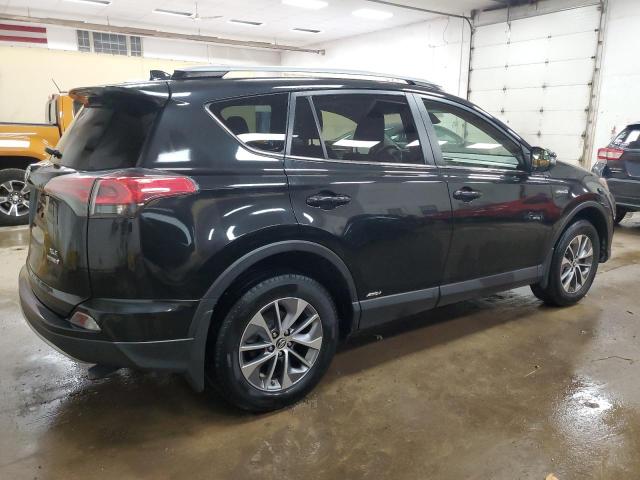 JTMRJREV6JD186070 - 2018 TOYOTA RAV4 HV LE BLACK photo 3