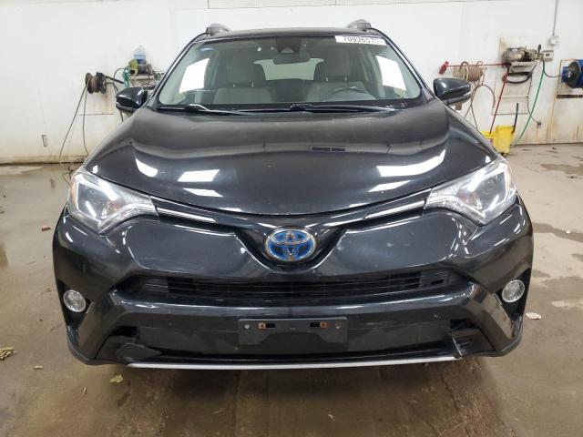 JTMRJREV6JD186070 - 2018 TOYOTA RAV4 HV LE BLACK photo 5
