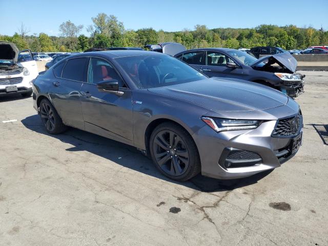 19UUB5F51MA010971 - 2021 ACURA TLX TECH A GRAY photo 4