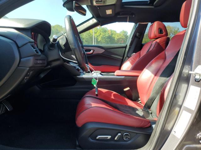 19UUB5F51MA010971 - 2021 ACURA TLX TECH A GRAY photo 7