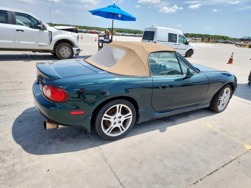 JM1NB353740409400 - 2004 MAZDA MX-5 MIATA BASE GREEN photo 3