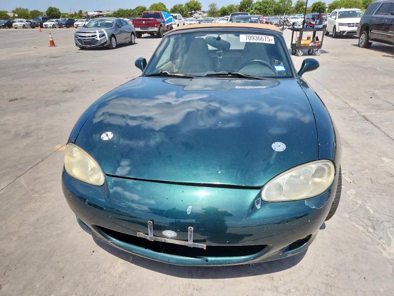 JM1NB353740409400 - 2004 MAZDA MX-5 MIATA BASE GREEN photo 5