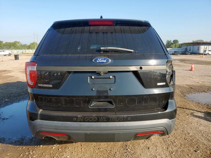 1FM5K8AR0HGD57995 - 2017 FORD EXPLORER POLICE INTERCEPTOR Noir photo 6