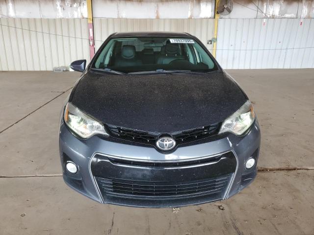 2T1BURHE6EC031817 - 2014 TOYOTA COROLLA L GRAY photo 5