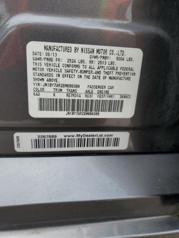 JN1BV7AR2EM686089 - 2014 INFINITI Q50 BASE Сірий фото 13