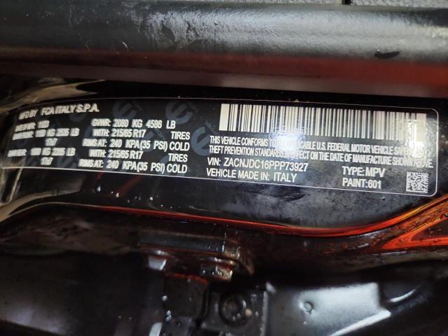 ZACNJDC16PPP73927 - 2023 JEEP RENEGADE TRAILHAWK შავი ფოტო 14