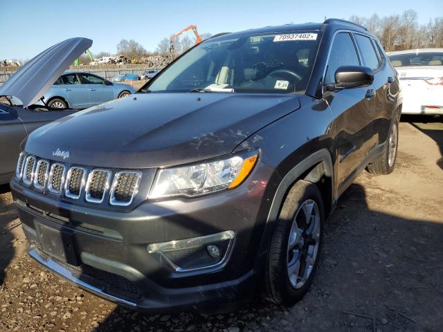 3C4NJDCB1JT283990 - 2018 JEEP COMPASS LIMITED GRAY photo 1