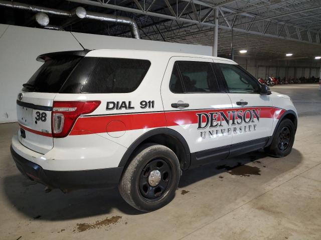 1FM5K8AR4EGB02732 - 2014 FORD EXPLORER POLICE INTERCEPTOR Սպիտակ լուսանկար 3