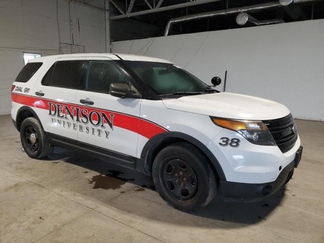 1FM5K8AR4EGB02732 - 2014 FORD EXPLORER POLICE INTERCEPTOR Սպիտակ լուսանկար 4