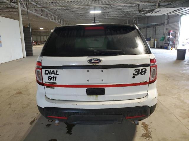 1FM5K8AR4EGB02732 - 2014 FORD EXPLORER POLICE INTERCEPTOR Սպիտակ լուսանկար 6