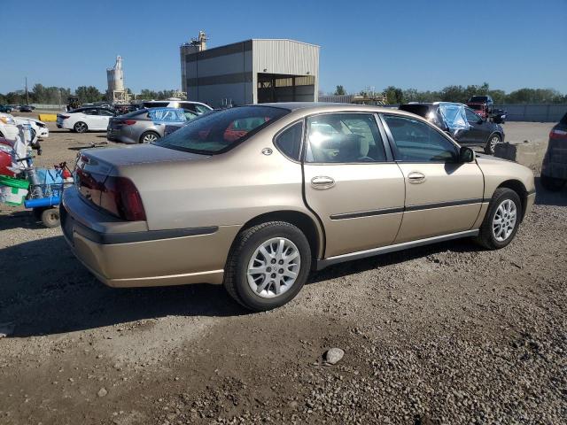 2G1WF52E149186635 - 2004 CHEVROLET IMPALA BEIGE photo 3