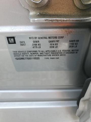 1G6DM577680116520 - 2008 CADILLAC CTS SILVER photo 12