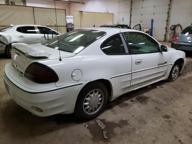 1G2NW12EXXM790840 - 1999 PONTIAC GRAND AM GT WHITE photo 3