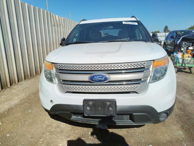 1FM5K8B88DGC87260 - 2013 FORD EXPLORER WHITE photo 5