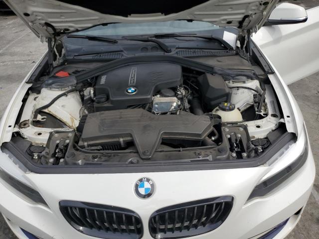 WBA1F9C56GV544253 - 2016 BMW 228 I SULEV WHITE photo 11