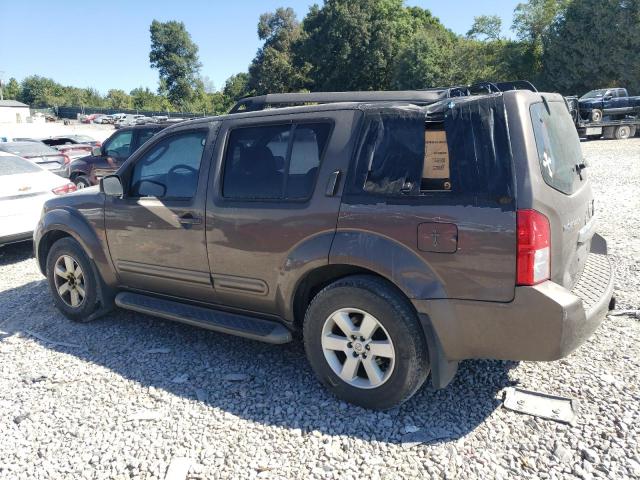 5N1AR18U78C628523 - 2008 NISSAN PATHFINDER S BROWN photo 2
