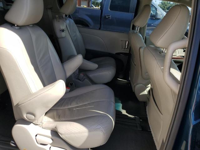 5TDYK3DC5BS005584 - 2011 TOYOTA SIENNA XLE BLUE photo 11