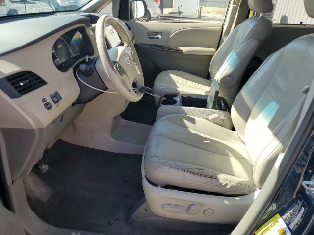 5TDYK3DC5BS005584 - 2011 TOYOTA SIENNA XLE BLUE photo 7