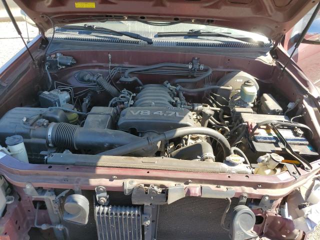 5TBET34136S527871 - 2006 TOYOTA TUNDRA DOUBLE CAB SR5 BURGUNDY photo 11