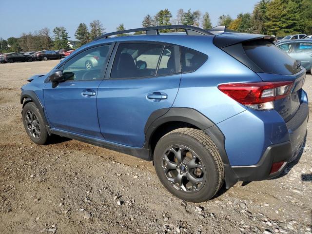 JF2GTHSC9MH393274 - 2021 SUBARU CROSSTREK SPORT BLUE photo 2