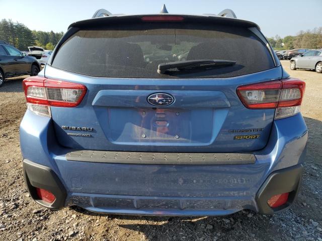 JF2GTHSC9MH393274 - 2021 SUBARU CROSSTREK SPORT BLUE photo 6