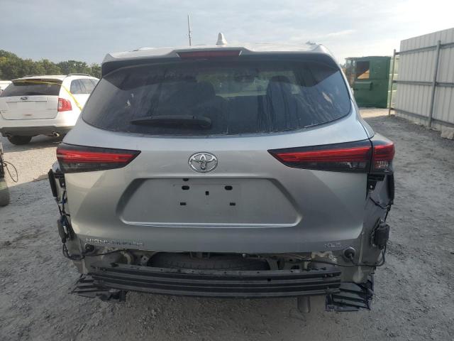 5TDGZRAH4MS062128 - 2021 TOYOTA HIGHLANDER XLE Сріблястий фото 6