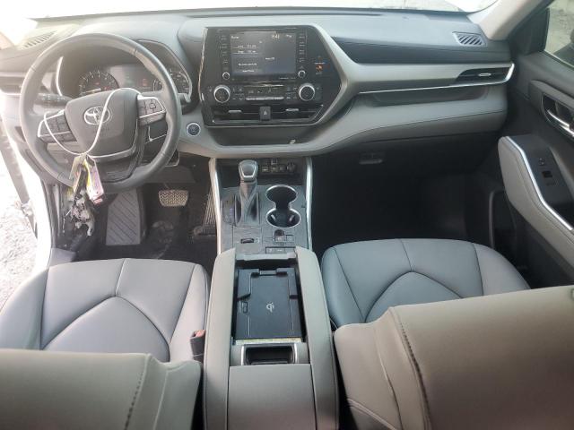 5TDGZRAH4MS062128 - 2021 TOYOTA HIGHLANDER XLE Сріблястий фото 8