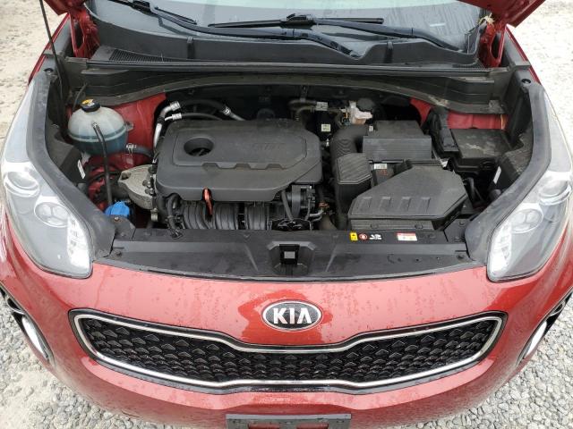 KNDPNCAC9K7555517 - 2019 KIA SPORTAGE EX RED photo 11