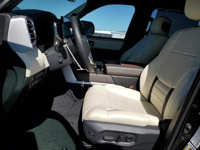 5TFMA5EC1PX012786 - 2023 TOYOTA TUNDRA CREWMAX PLATINUM Schwarz Foto 7