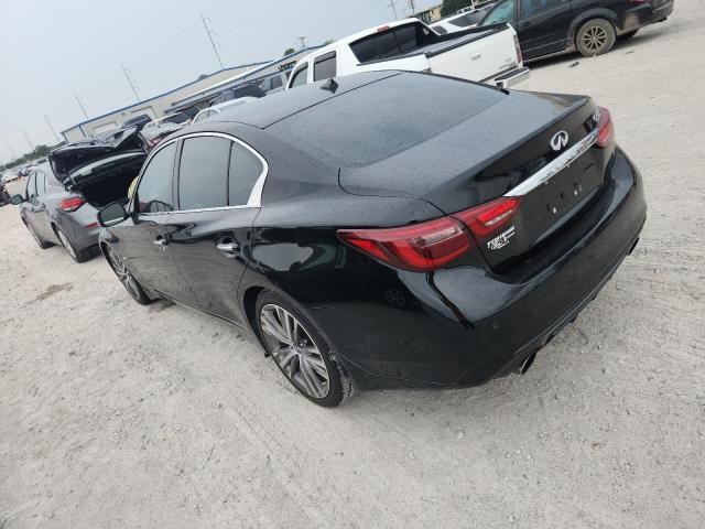 JN1EV7AP4JM355018 - 2018 INFINITI Q50 LUXE BLACK photo 2