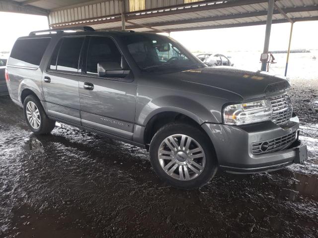 5LMJJ3J54CEL02677 - 2012 LINCOLN NAVIGATOR L SILVER photo 4