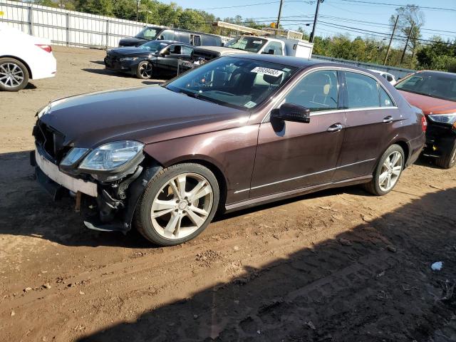 WDDHF8JB8CA630854 - 2012 MERCEDES-BENZ E 350 4MATIC BROWN photo 1