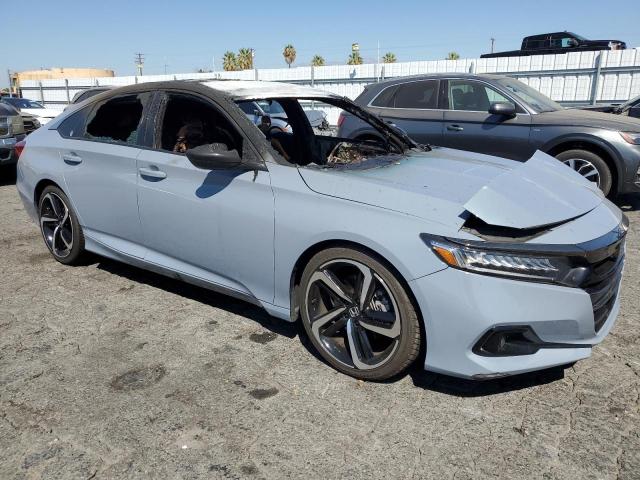 1HGCV1F39NA097675 - 2022 HONDA ACCORD SPORT GRAY photo 4