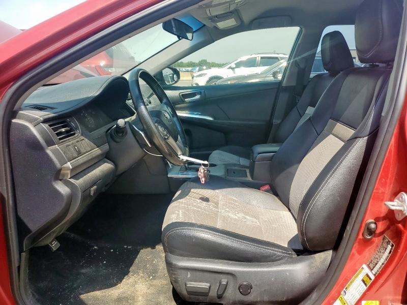 4T1BF1FK7CU567174 - 2012 TOYOTA CAMRY BASE RED photo 7