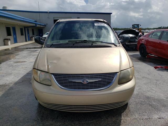 2C4GP44G21R161109 - 2001 CHRYSLER TOWN & COU LX TAN photo 5