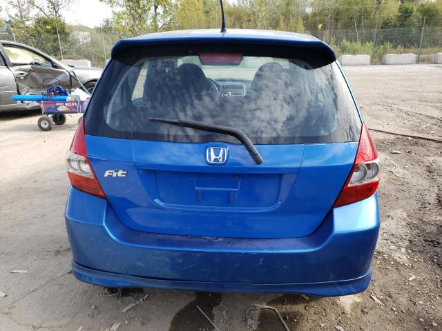 JHMGD38698S051721 - 2008 HONDA FIT SPORT BLUE photo 6