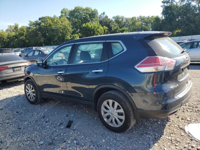 KNMAT2MT0FP589630 - 2015 NISSAN ROGUE S BLUE photo 2