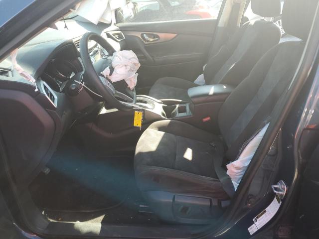 KNMAT2MT0FP589630 - 2015 NISSAN ROGUE S BLUE photo 7