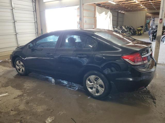19XFB2F51DE077718 - 2013 HONDA CIVIC LX BLACK photo 2