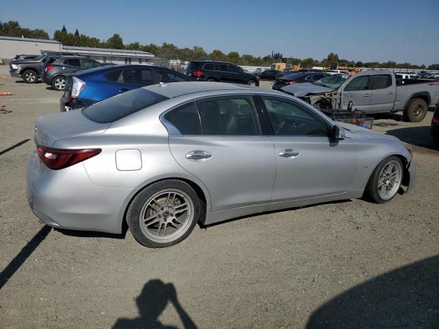 JN1EV7AR2JM436259 - 2018 INFINITI Q50 LUXE SILVER photo 3