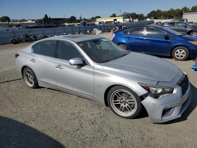 JN1EV7AR2JM436259 - 2018 INFINITI Q50 LUXE SILVER photo 4